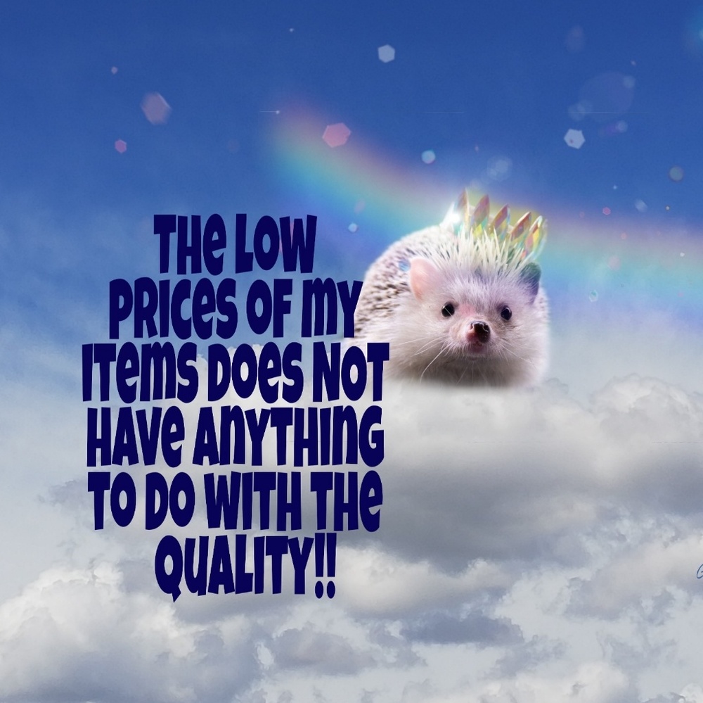 Gently used or new items.